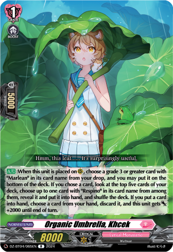 Organic Umbrella, Khcek: DZ Booster Set 04: Destined Showdown