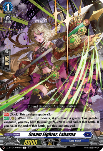 Steam Fighter, Labarna: DZ Booster Set 04: Destined Showdown