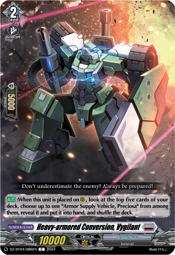 Heavy-armored Conversion, Vygilant: DZ Booster Set 04: Destined Showdown