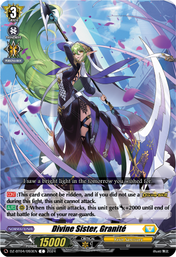 Divine Sister, GranitÃ©: DZ Booster Set 04: Destined Showdown