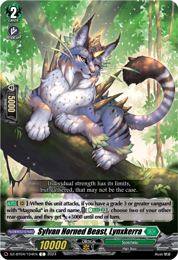 Sylvan Horned Beast, Lynxkerra: DZ Booster Set 04: Destined Showdown