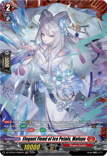 Elegant Fiend of Ice Petals, Mafuyu: DZ Booster Set 04: Destined Showdown