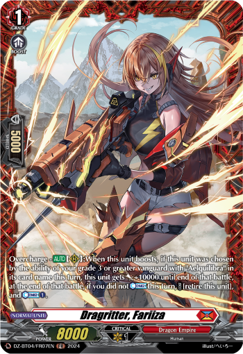 Dragritter, Fariiza: DZ Booster Set 04: Destined Showdown