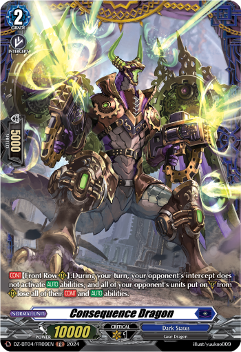 Consequence Dragon: DZ Booster Set 04: Destined Showdown