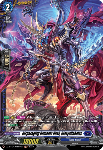 Disparaging Demonic Husk, Glasyallabolas: DZ Booster Set 04: Destined Showdown