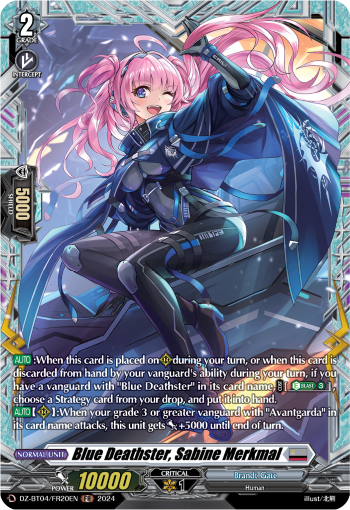 Blue Deathster, Sabine Merkmal: DZ Booster Set 04: Destined Showdown