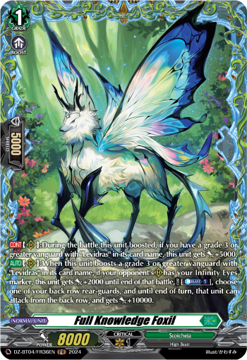 Full Knowledge Foxil: DZ Booster Set 04: Destined Showdown