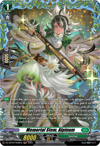 Memorial Stem, Alpinum: DZ Booster Set 04: Destined Showdown