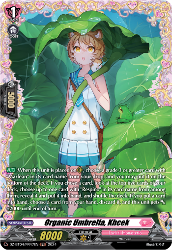 Organic Umbrella, Khcek: DZ Booster Set 04: Destined Showdown