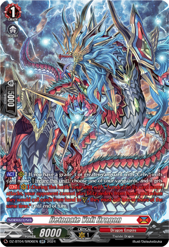 Detonate Volt Dragon: DZ Booster Set 04: Destined Showdown