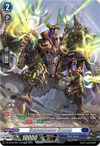 Consequence Dragon: DZ Booster Set 04: Destined Showdown