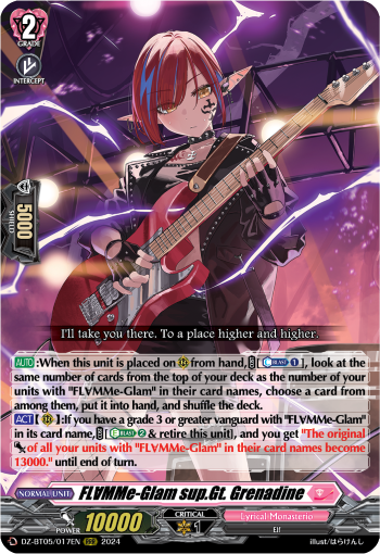 FL∀MMe-Glam sup.Gt. Grenadine: DZ Booster Set 05: Omniscient Awakening