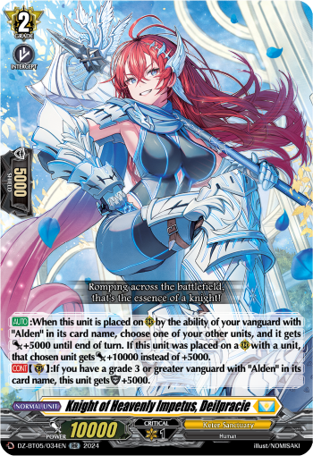 Knight of Heavenly Impetus, Deilpracie: DZ Booster Set 05: Omniscient Awakening
