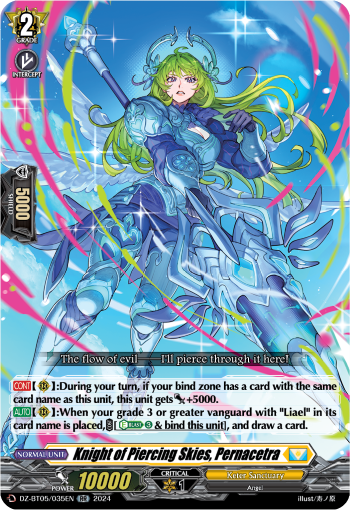 Knight of Piercing Skies, Pernacetra: DZ Booster Set 05: Omniscient Awakening