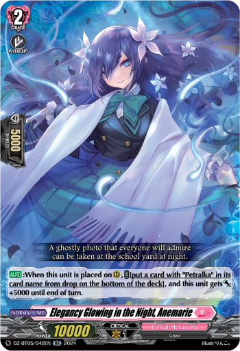 Elegancy Glowing in the Night, Anemarie: DZ Booster Set 05: Omniscient Awakening