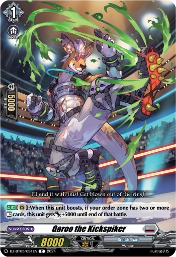 Garoo the Kickspiker: DZ Booster Set 05: Omniscient Awakening