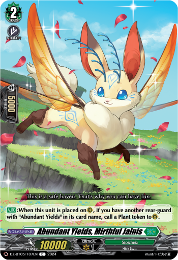 Abundant Yields, Mirthful Jalnis: DZ Booster Set 05: Omniscient Awakening