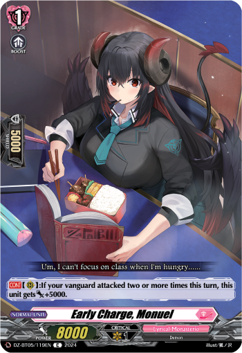 Early Charge, Monuel: DZ Booster Set 05: Omniscient Awakening