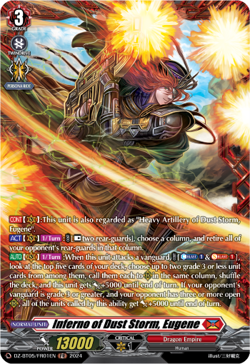 Inferno of Dust Storm, Eugene: DZ Booster Set 05: Omniscient Awakening