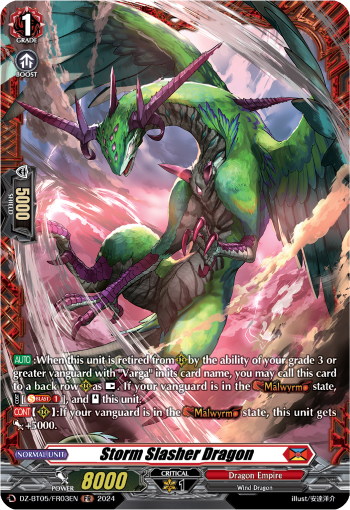 Storm Slasher Dragon: DZ Booster Set 05: Omniscient Awakening