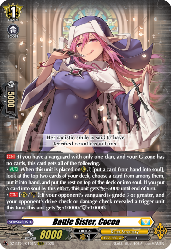 Battle Sister, Cocoa: DZ Booster Set 06: Generation Dragenesis