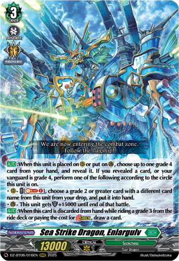 Sea Strike Dragon, Enlargulv: DZ Booster Set 06: Generation Dragenesis