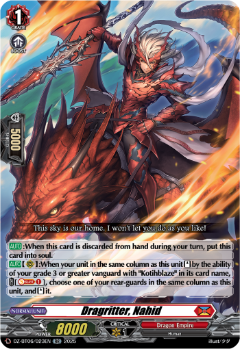 Dragritter, Nahid: DZ Booster Set 06: Generation Dragenesis