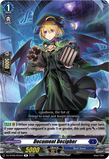 Document Decipher: DZ Booster Set 06: Generation Dragenesis