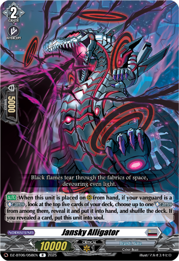 Jansky Alligator: DZ Booster Set 06: Generation Dragenesis