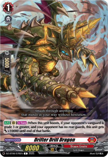 Drifter Drill Dragon: DZ Booster Set 06: Generation Dragenesis
