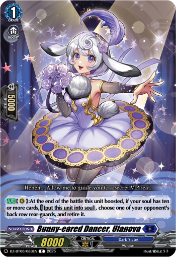 Bunny-eared Dancer, Ulanova: DZ Booster Set 06: Generation Dragenesis