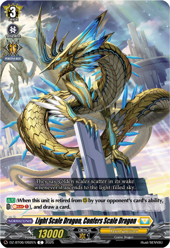Light Scale Dragon, Confers Scale Dragon: DZ Booster Set 06: Generation Dragenesis