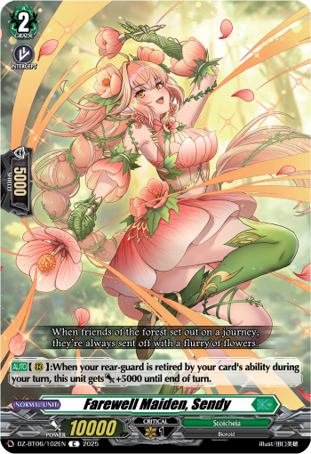 Farewell Maiden, Sendy: DZ Booster Set 06: Generation Dragenesis