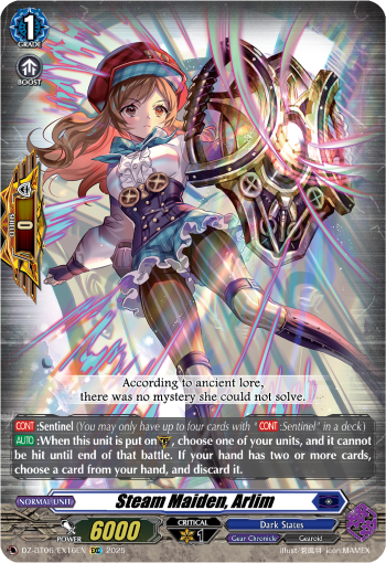 Steam Maiden, Arlim: DZ Booster Set 06: Generation Dragenesis
