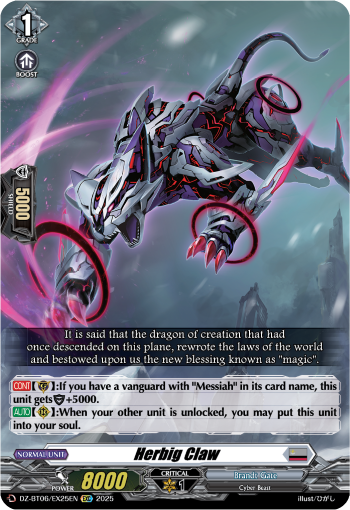 Herbig Claw: DZ Booster Set 06: Generation Dragenesis