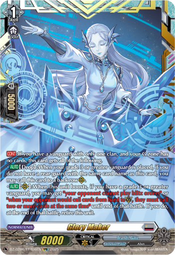 Glory Maker: DZ Booster Set 06: Generation Dragenesis