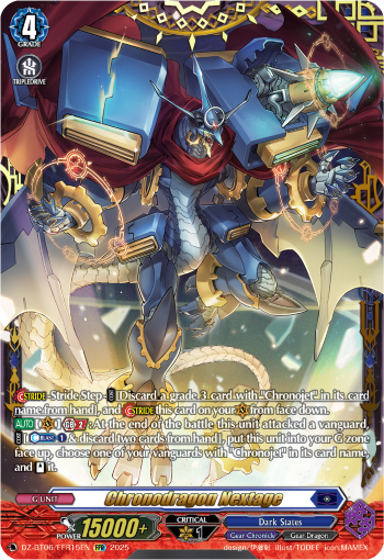 Chronodragon Nextage: DZ Booster Set 06: Generation Dragenesis