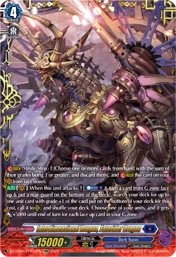 Interdimensional Dragon, Faterider Dragon: DZ Booster Set 06: Generation Dragenesis
