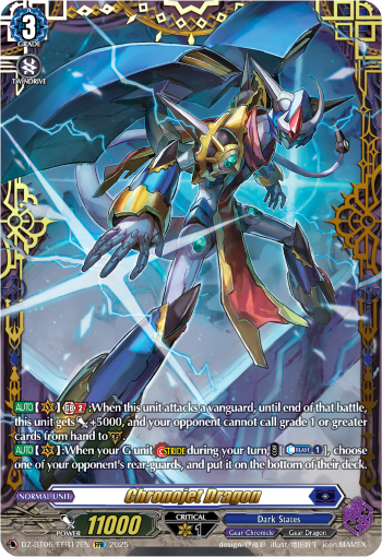 Chronojet Dragon: DZ Booster Set 06: Generation Dragenesis