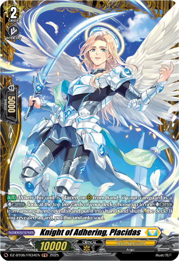 Knight of Adhering, Placidas: DZ Booster Set 06: Generation Dragenesis