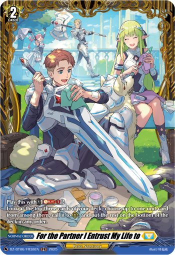 For the Partner I Entrust My Life to: DZ Booster Set 06: Generation Dragenesis