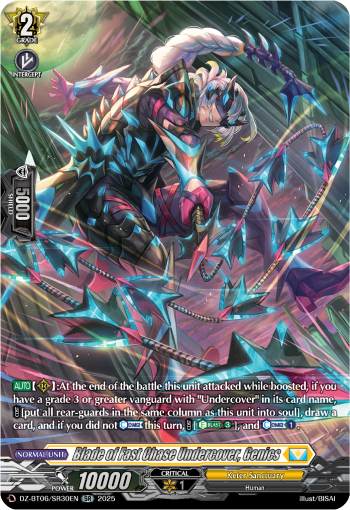 Blade of Fast Chase Undercover, Genics: DZ Booster Set 06: Generation Dragenesis