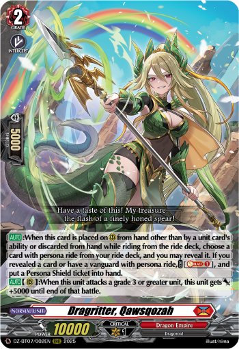 Dragritter, Qawsqozah : DZ Booster Set 07: Moon Fangs & Cerulean Blaze