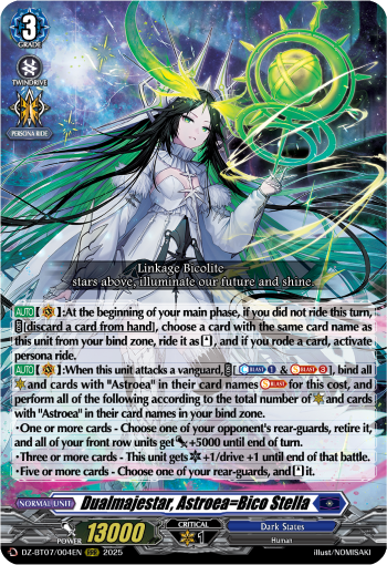 Dualmajestar, Astroea=Bico Stella : DZ Booster Set 07: Moon Fangs & Cerulean Blaze