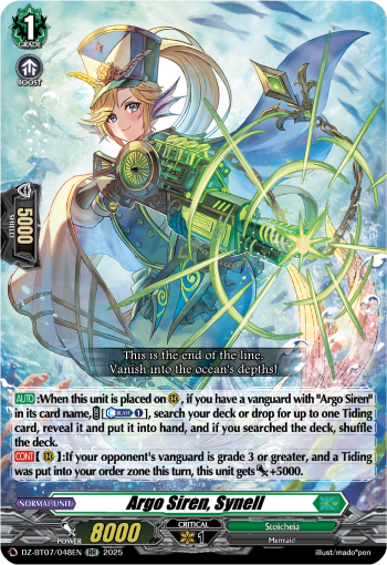 Argo Siren, Synell : DZ Booster Set 07: Moon Fangs & Cerulean Blaze