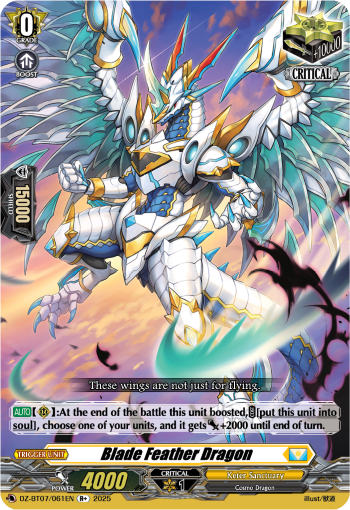 Blade Feather Dragon : DZ Booster Set 07: Moon Fangs & Cerulean Blaze