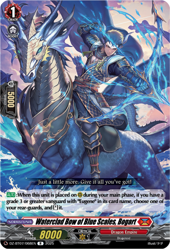 Waterclad Bow of Blue Scales, Bogart : DZ Booster Set 07: Moon Fangs & Cerulean Blaze