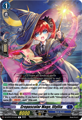 Crepuscular Mage, Illyllia : DZ Booster Set 07: Moon Fangs & Cerulean Blaze