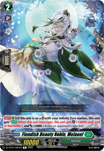 Fiendish Beauty Noble, Melaoel : DZ Booster Set 07: Moon Fangs & Cerulean Blaze