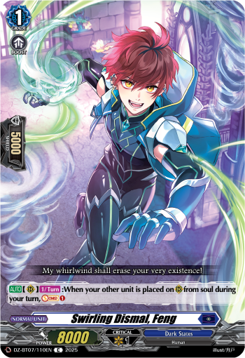 Swirling Dismal, Feng : DZ Booster Set 07: Moon Fangs & Cerulean Blaze
